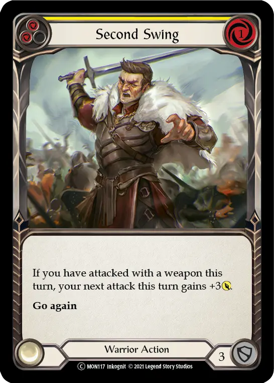 Card: Second Swing (yel)