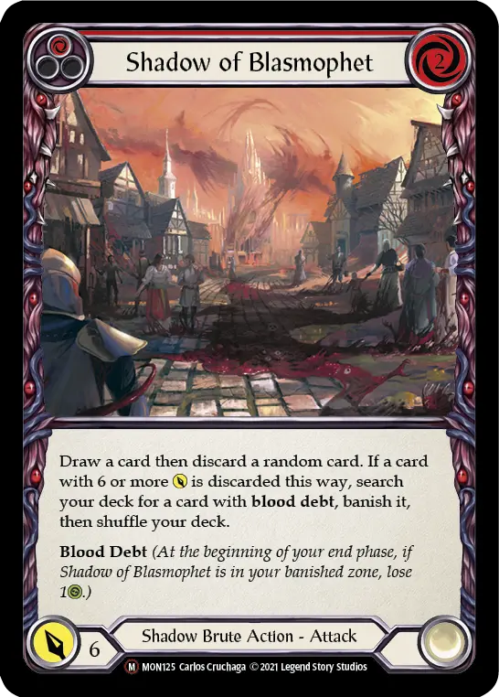 Card: Shadow of Blasmophet (red)