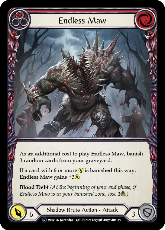 Card: Endless Maw (red)