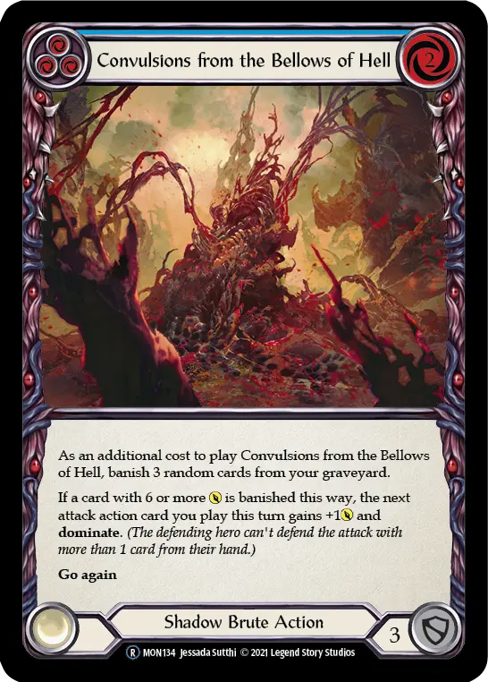 Card: Convulsions from the Bellows of Hell (blu)