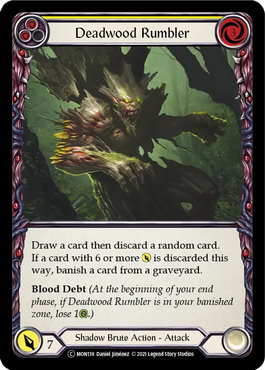 Card: Deadwood Rumbler (yel)