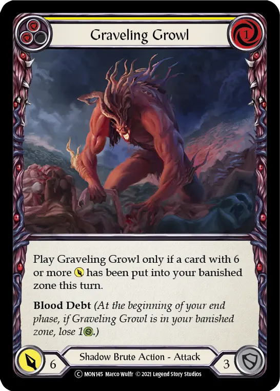 Card: Graveling Growl (yel)