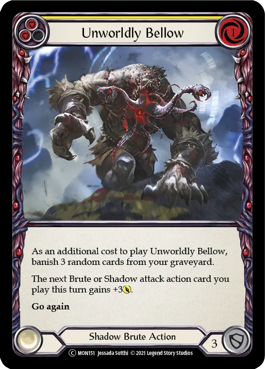 Card: Unworldly Bellow (yel)