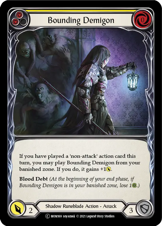 Card: Bounding Demigon (yel)