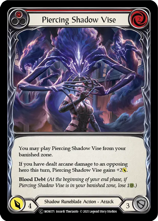 Card: Piercing Shadow Vise (red)
