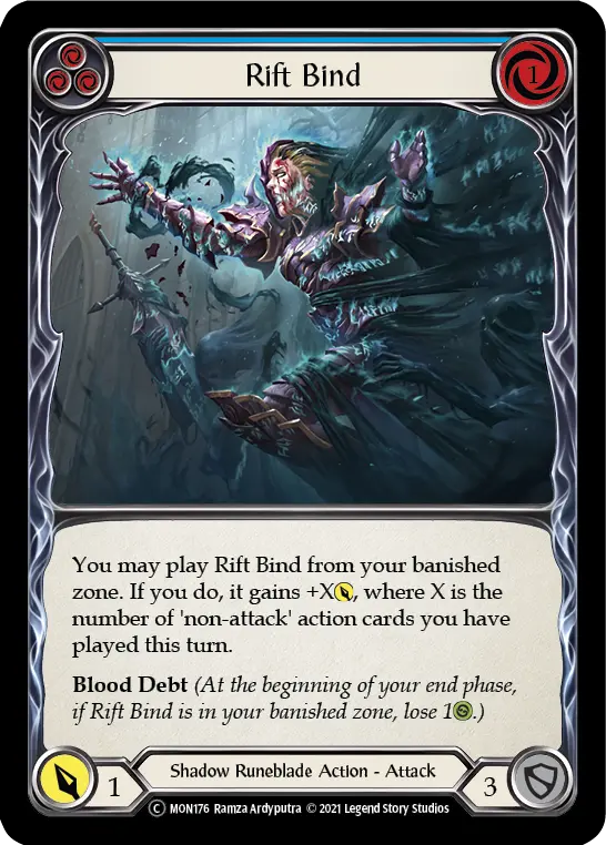 Card: Rift Bind (blu)
