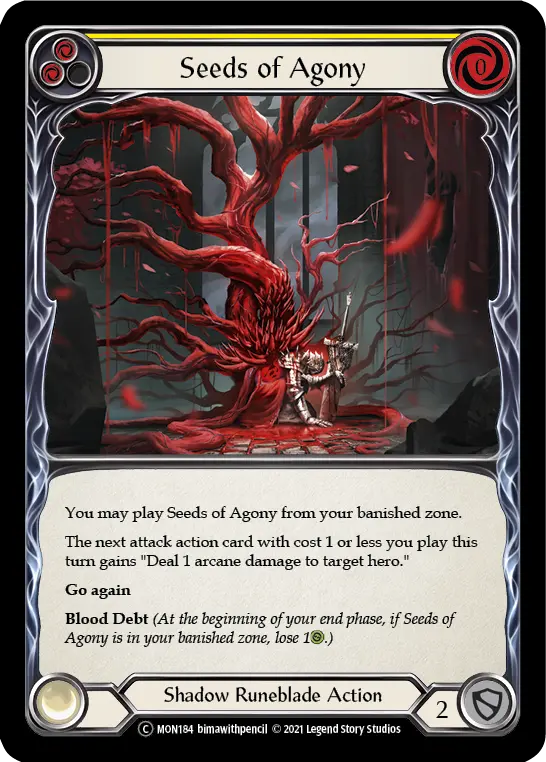 Card: Seeds of Agony (yel)