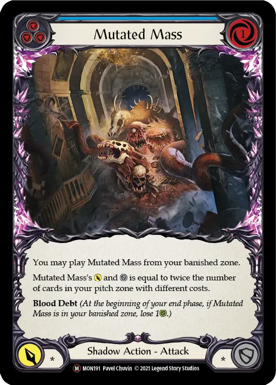 Card: Mutated Mass (blu)