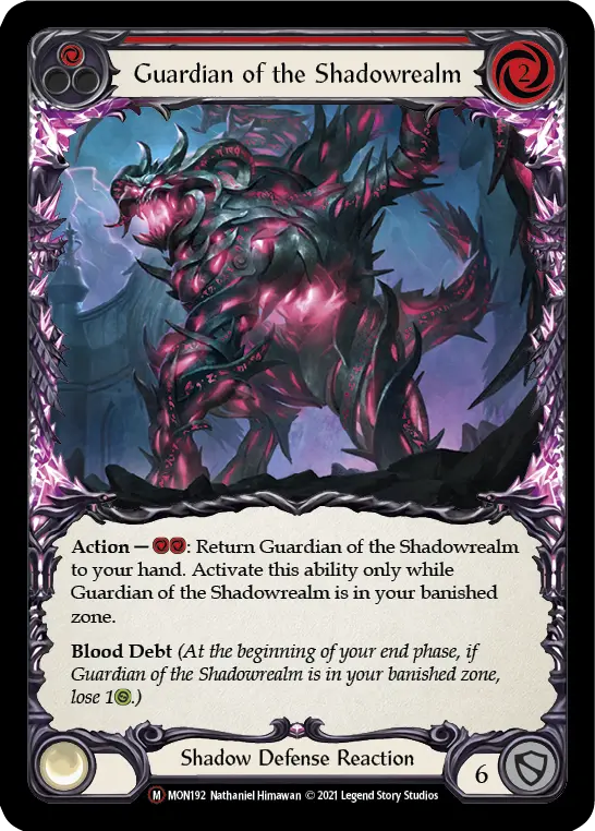 Card: Guardian of the Shadowrealm (red)