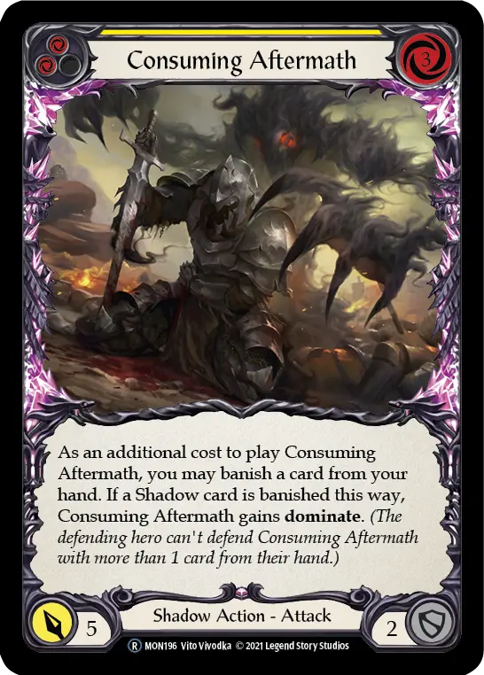 Card: Consuming Aftermath (yel)