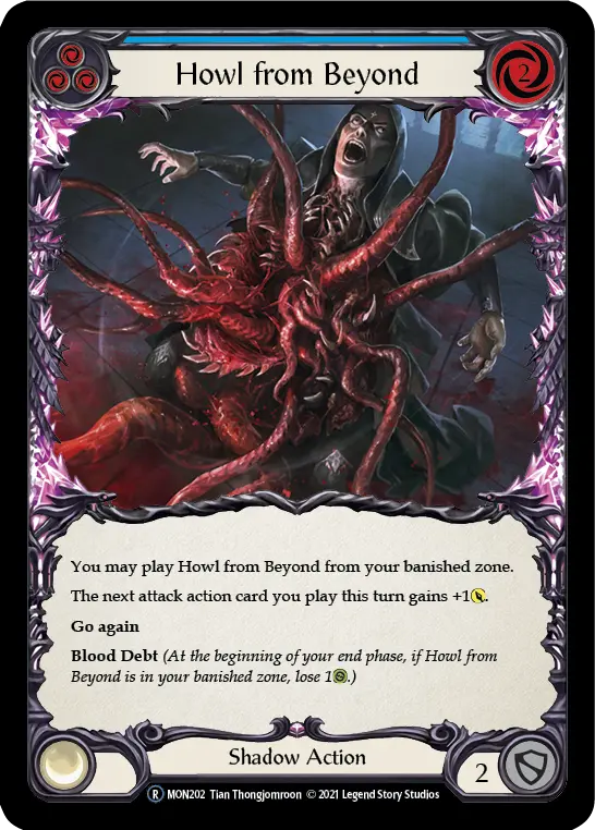 Card: Howl from Beyond (blu)
