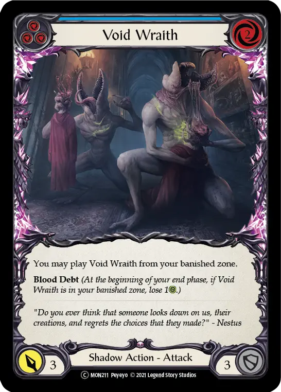 Card: Void Wraith (blu)