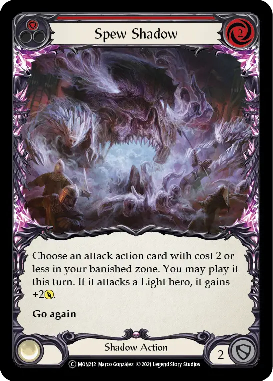 Card: Spew Shadow (red)