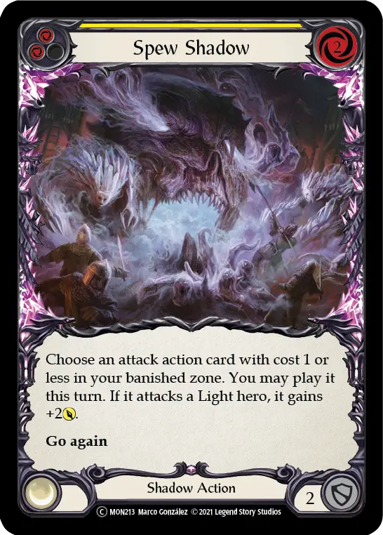 Card: Spew Shadow (yel)