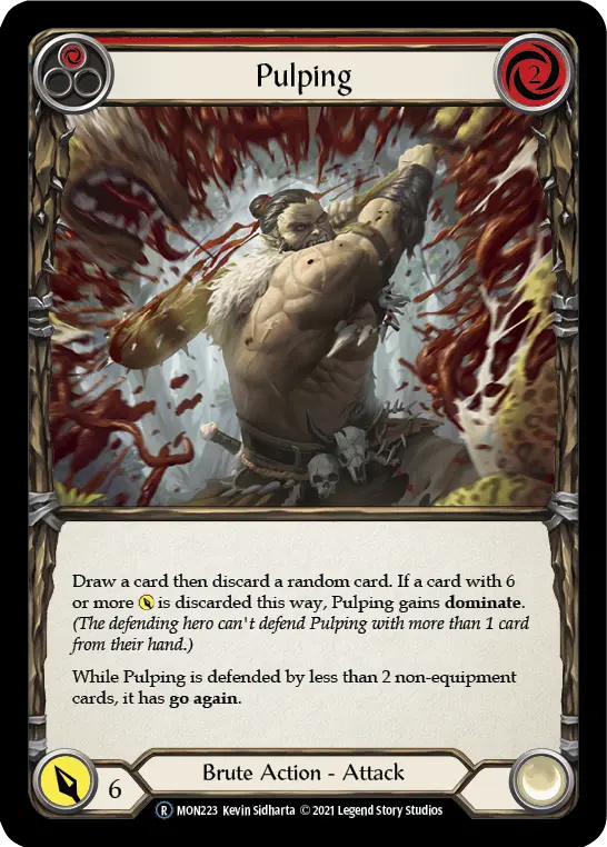 Card: Pulping (red)