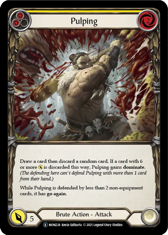 Card: Pulping (yel)