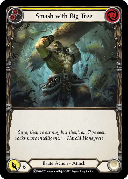 Card: Smash with Big Tree (yel)