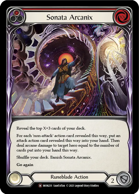 Card: Sonata Arcanix (red)