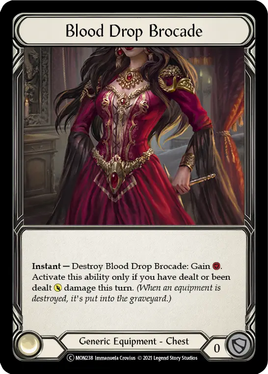 Card: Blood Drop Brocade