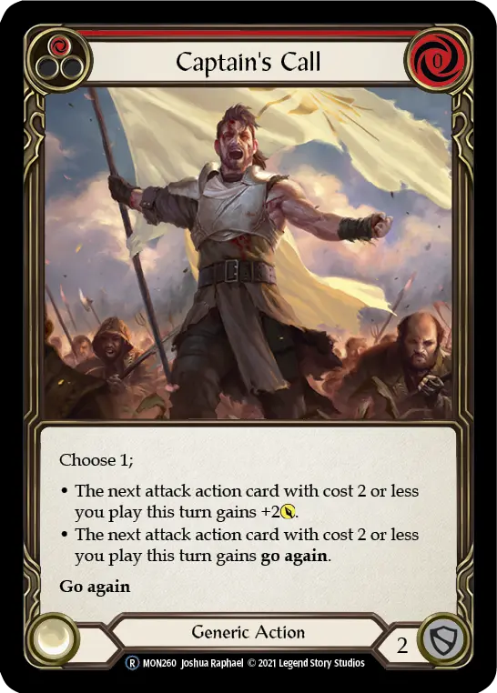 Card: Captain's Call (red)