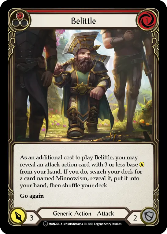 Card: Belittle (red)