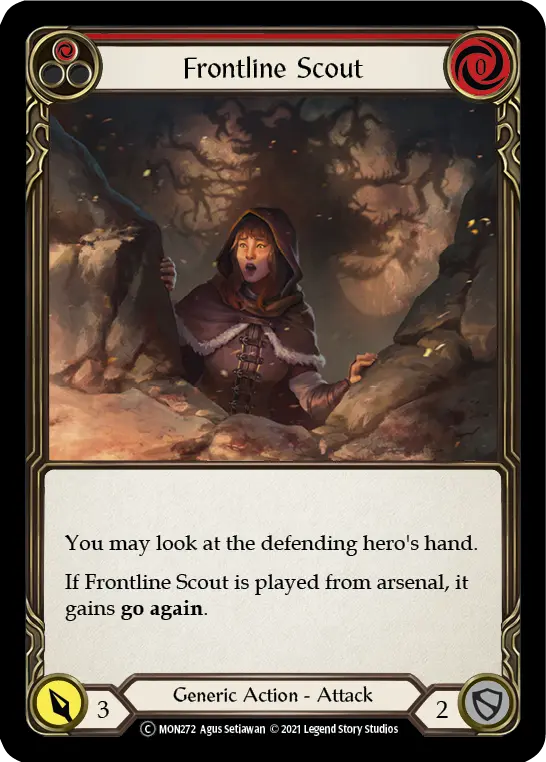 Card: Frontline Scout (red)