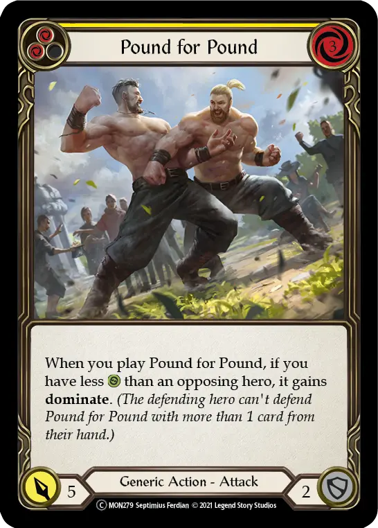 Card: Pound for Pound (yel)