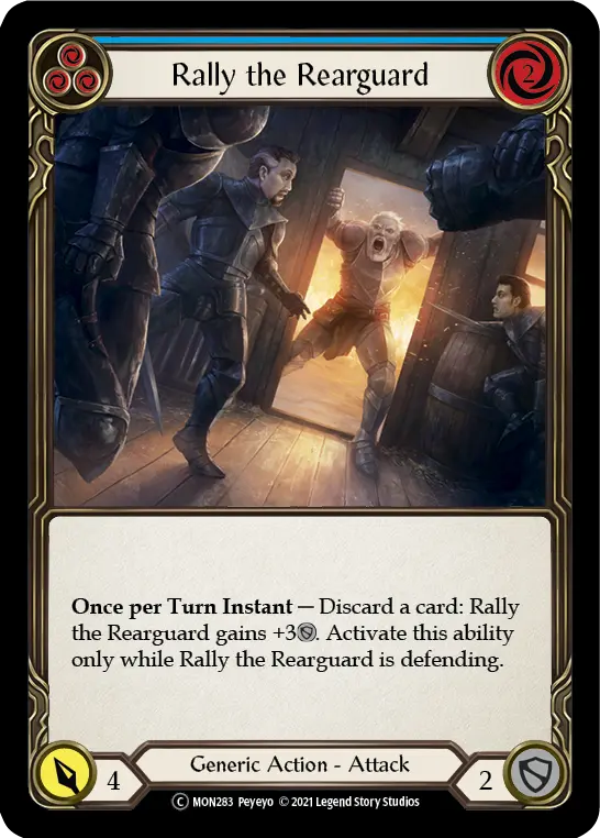 Card: Rally the Rearguard (blu)