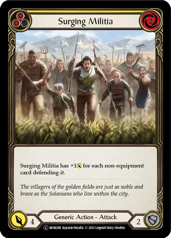 Card: Surging Militia (yel)