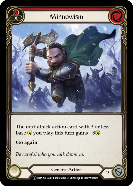 Card: Minnowism (red)