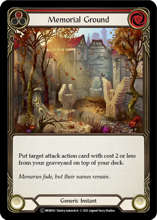 Card: Memorial Ground (red)