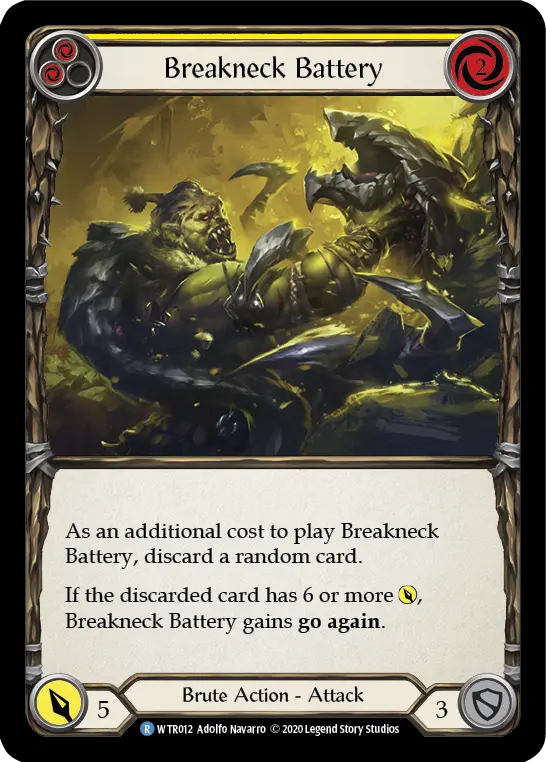 Card: Breakneck Battery (yel)