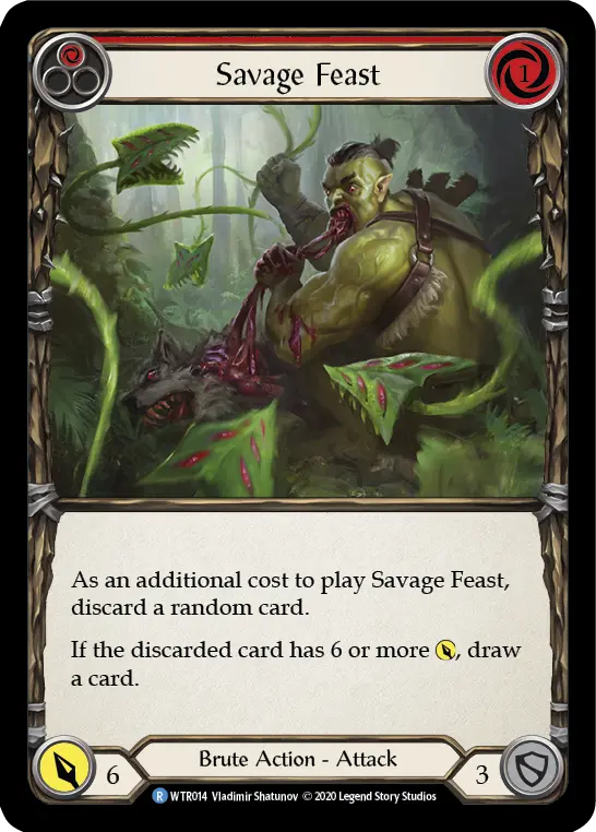 Card: Savage Feast (red)