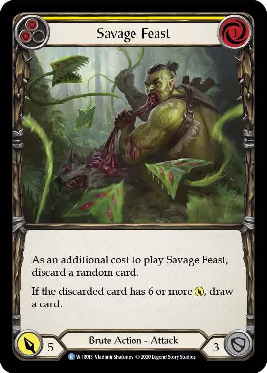 Card: Savage Feast (yel)