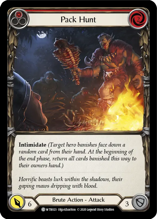 Card: Pack Hunt (red)