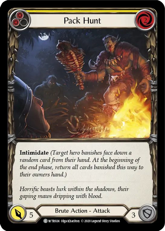 Card: Pack Hunt (yel)
