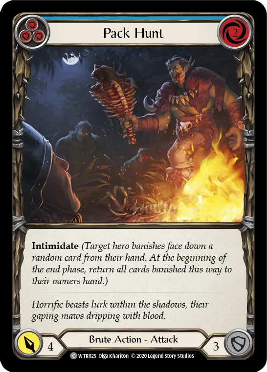 Card: Pack Hunt (blu)