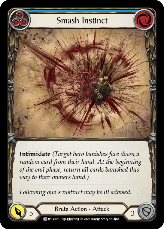 Card: Smash Instinct (blu)