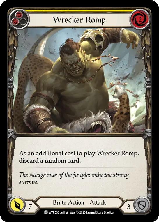 Card: Wrecker Romp (yel)
