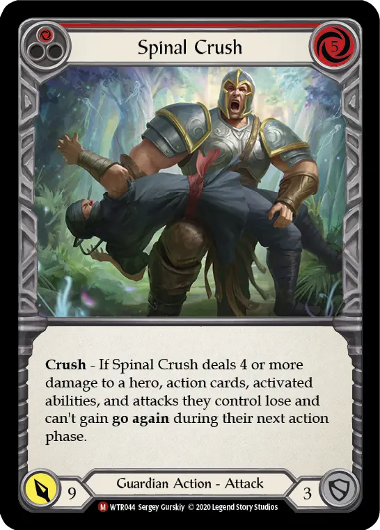 Card: Spinal Crush (red)