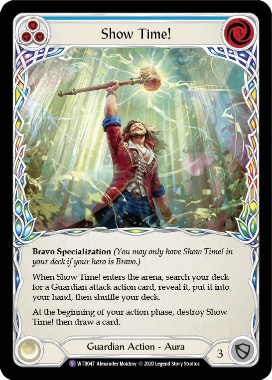 Card: Show Time! (blu)