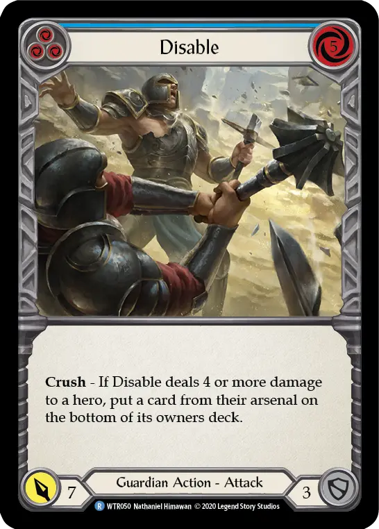 Card: Disable (blu)