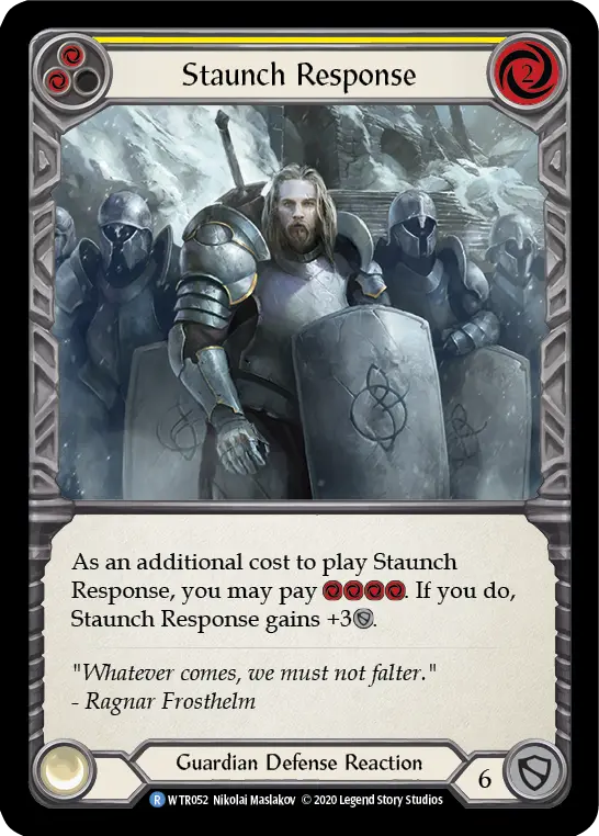 Card: Staunch Response (yel)
