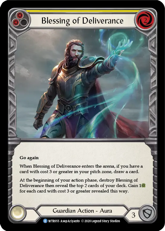 Card: Blessing of Deliverance (yel)