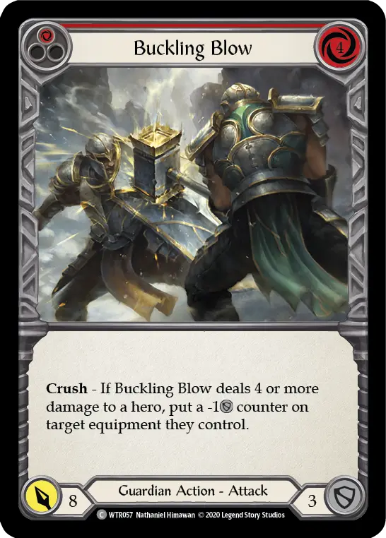 Card: Buckling Blow (red)