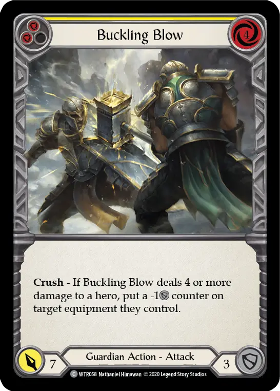 Card: Buckling Blow (yel)