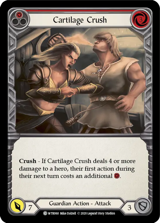 Card: Cartilage Crush (red)