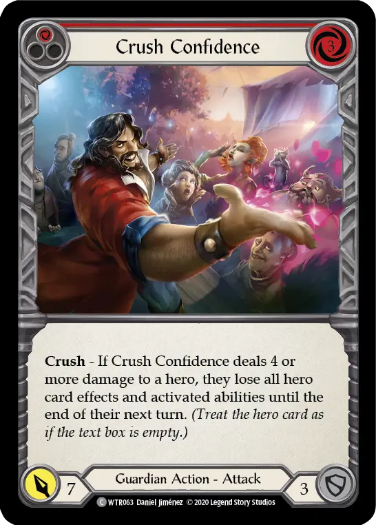 Card: Crush Confidence (red)