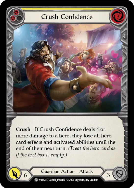 Card: Crush Confidence (yel)
