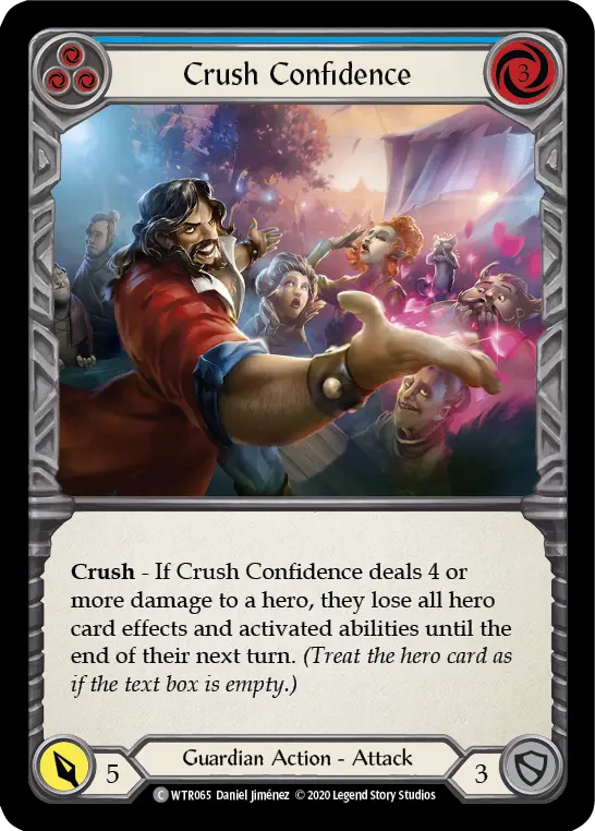 Card: Crush Confidence (blu)